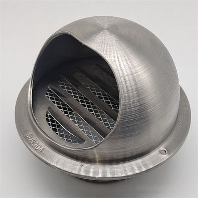 3inch Thick Stainless Steel Ducting Stainless Steel Round Kitchen Wall Cap Air Vent Cover