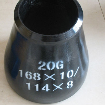 Carbon Steel Reducers Butt Welded Pipe Fittings Concentric Reducer With Black Painting