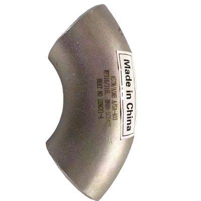 Pipe Elbow Tube Fitting Carbon Stainless Steel Pipe Butt Weld 90 Degree Elbow