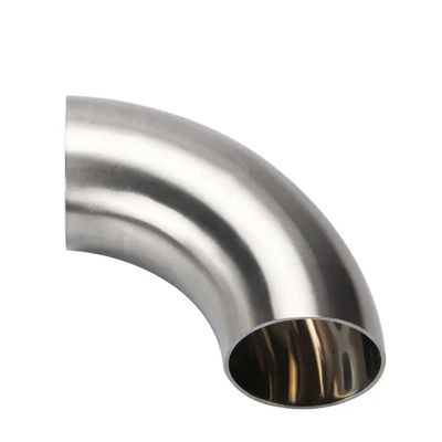 Stainless Steel CF8 304 Sanitary Butt Elbow Welded 90 Degree Short Elbow For Pipe Fittings