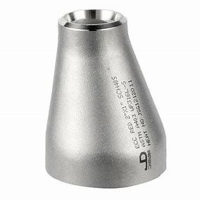 Polished Silver Stainless Steel Reducer Welded For Various Pipelines ANSI JIS DIN GB Standards