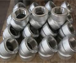 Stainless Steel Elbow Pipe Fittings 45 Degree Socket Weld Long Radius Elbow Forged Fittings
