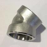 45 Degree Socket Weld Long Radius Elbow Stainless Steel 304 Elbow Pipe Fittings Forged Fittings