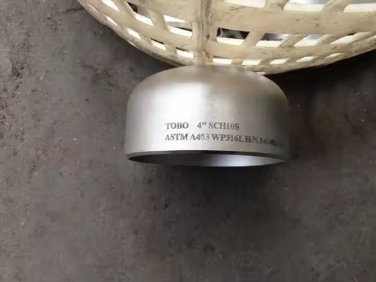 SCH 40 BW 316L Stainless Steel Polished Pipe Cap