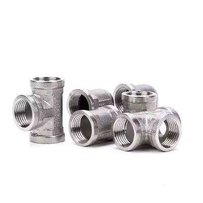 Stainless Steel Female Thread Tees B16.11 Forged Fitting B16.11/ 2000LB 3000LB 6000LB