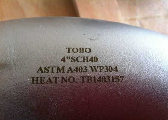 ASME B16.9 Edelstahl 90 Grad langer Radius-Winkel 304/316L Nahtlose Stumpfschweißrohrverschraubung