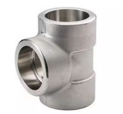 2'' SCH40 Pipe Fittings Tee Duplex Stainless Steel 2205 / UNS S31803 Equal / Reducing Tee
