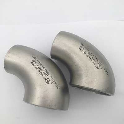 Butt Welding LR 90D Elbow Super Duplex 2507 UNS S32750 1-1/2" SCH10 ANSI B16.9